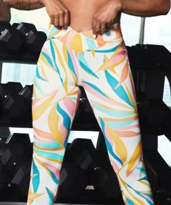 CUPSHE Amantea Abstract Print Leggings