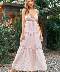 CUPSHE Dresses Varadero Open Front Ruching Split A-Shape Dress