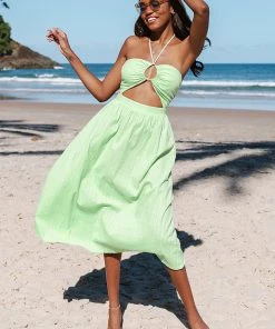 CUPSHE Joselyn Cut Out Drawstring A-Shape Dress