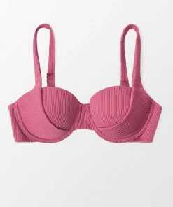 CUPSHE Carson Rib Underwire Bikini Top
