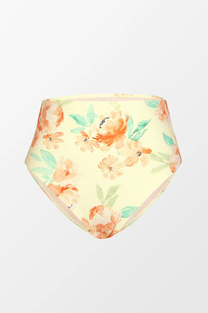 CUPSHE Relaxing Flowers High Waist Tummy Control Plus Size Bikini Bottom Swimwear BOGO 40% OFF