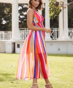 CUPSHE Myla Plunge Adjustable Straps Slip Dress Dresses