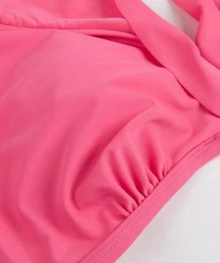 CUPSHE Swimwear UP TO 70% OFF Lush Garden Ruffled High Waist Tummy Control Plus Size Bikini