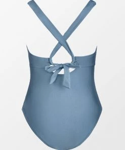 CUPSHE Wild Romance Shirred Halter Plus Size One Piece Swimsuit