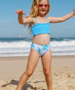 CUPSHE Smocked Merrow And Hipster Bottom Girls Bikini Set New In Bikinis ✨
