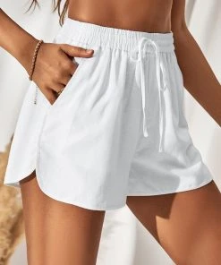 CUPSHE Brynlee Elastic Waist Short Cover Up Cover Ups