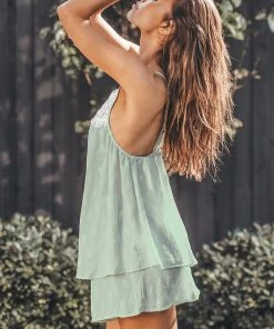 CUPSHE Accs & Clothing Simone Lace Trims Backless Matching Set