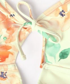 CUPSHE Relaxing Flowers Tunneled Cutout One Piece Swimsuit