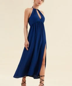 CUPSHE Dresses Monserrat Cut-out Front Halter Dress