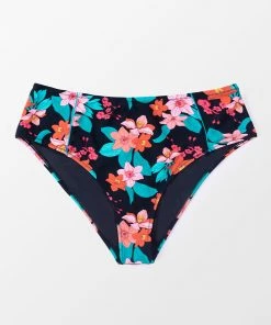 CUPSHE Cynthia Floral High Waisted Plus Size Bikini Bottom
