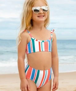 CUPSHE Palm Beach Night Over The Shoulder Bralette Girls Bikini Set New In Bikinis ✨