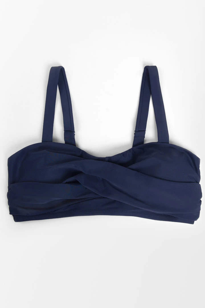 CUPSHE Swimwear UP TO 70% OFF Makayla Ruched Plus Size Bikini Top