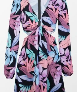 CUPSHE Dresses Pacific Grove Bubble Long Sleeve Dress