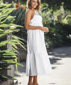 CUPSHE Dora Tie Backless Slip Dress Dresses