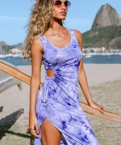 CUPSHE Dresses Kasandra Tie Dye Scoop Bodycon Dress