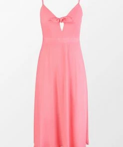 CUPSHE Shyann Adjustable Straps Zipper Bunny Tie Cut Out A-Shape Dress Dresses