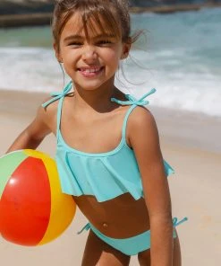 CUPSHE Luminescent Shoulder Tie And Side Tie Bikini Set