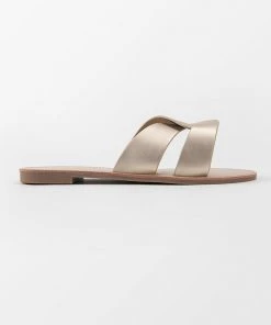 CUPSHE Sunbeam Cross Strap Slide Sandals