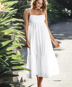 CUPSHE Dora Tie Backless Slip Dress Dresses