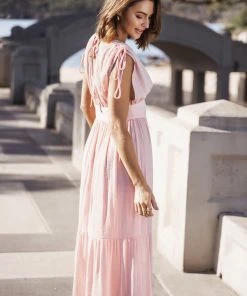 CUPSHE Esperanza V-neck Button Fitted Waisted Cover Up