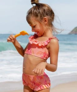 CUPSHE Luminescent Ruffled Bralette And Mini Ruffle Hipster Bikini Set New In Bikinis ✨