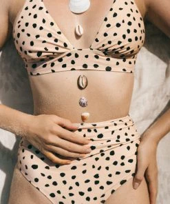 CUPSHE Tall Tri Triangle And Shirred High Waist Bikini Set Bikinis