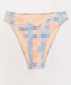 CUPSHE Jaida Checkered High Cut Bikini Bottom