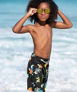 CUPSHE Rainforest Boogie Boys Woven Short Swimwear BOGO 40% OFF