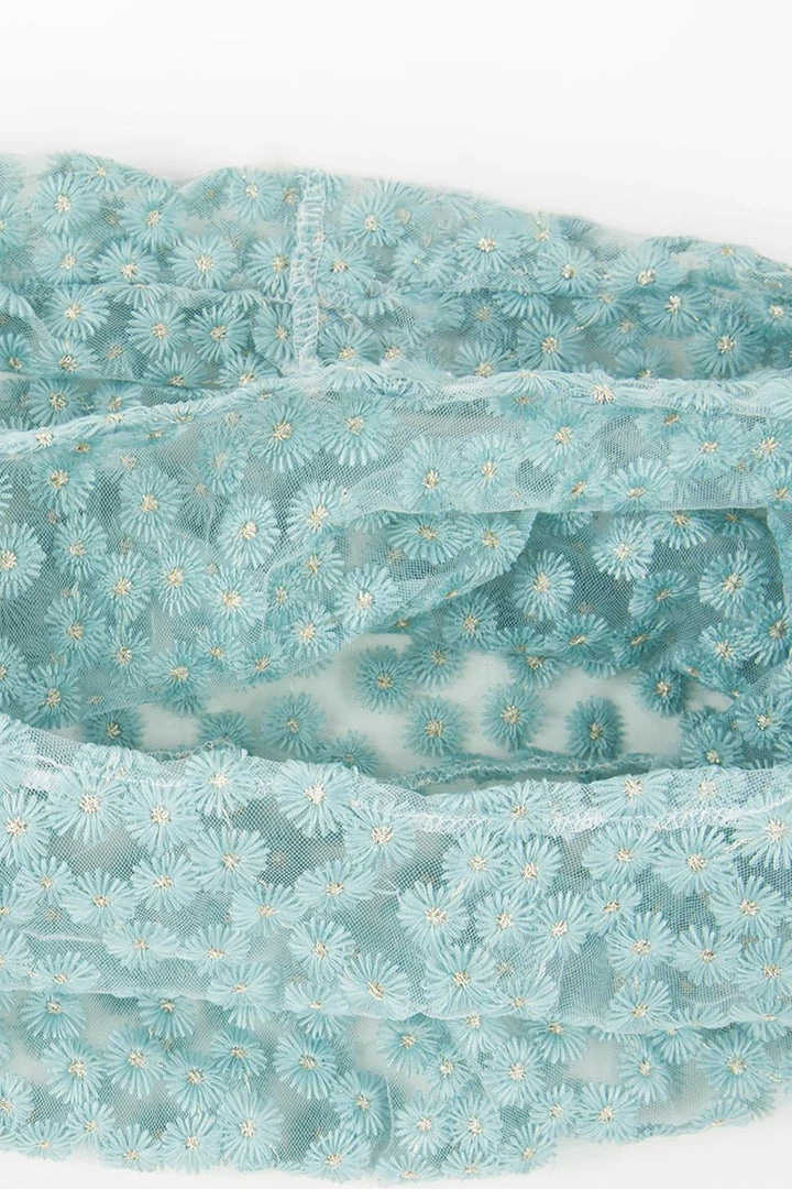 CUPSHE Tassel & Embroidery Avalon Embroidery Floral Green Shoulder Bag