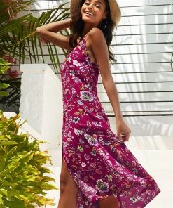 CUPSHE Maia Floral Slip Dress Dresses