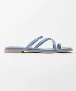 CUPSHE Accs & Clothing Cabana Party Blue Strappy Thong Sandals