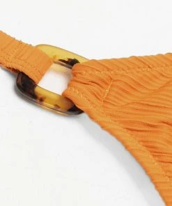 CUPSHE One Pieces Saoirse Orange Square-ring One Piece Swimsuit