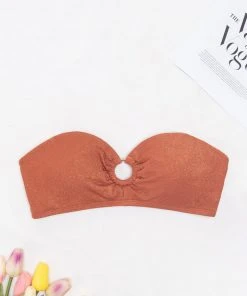 CUPSHE Swimwear BOGO 40% OFF Brook O-ring Halter Bikini Top