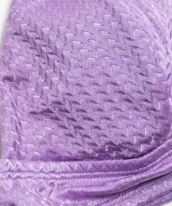 CUPSHE Amiya Purple V-neck Criss Cross High Waisted Bikini Bikinis