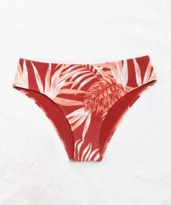 CUPSHE Tropic Escape Ladder Trim Mid-Rise Hipster Bikini Bottom Bikinis