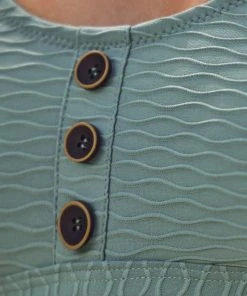 CUPSHE Swimwear UP TO 70% OFF Cara Textured Button Front Bikini