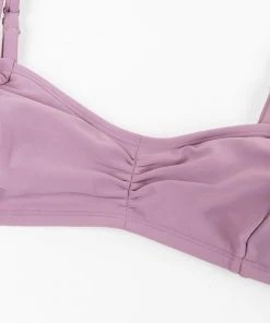 CUPSHE Saint Tropez Cinched Bandeau And High Waist Bikini Set