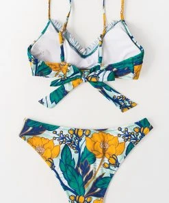 CUPSHE Bikinis Sunday Morning Floral Bikini Top