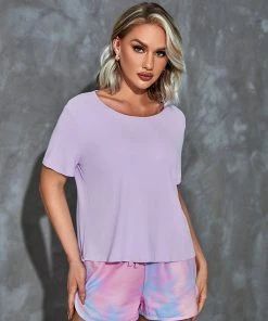 CUPSHE Malaga Round Neck Cut Out Short Sleeve Sweatshirt