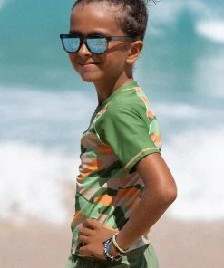 CUPSHE Skater Boy Boys’ Short Sleeve Rashguard Swimwear BOGO 40% OFF