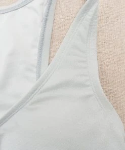 CUPSHE Madisen V-neck Cut Out Tie Plus Size Bikini Top Swimwear UP TO 70% OFF