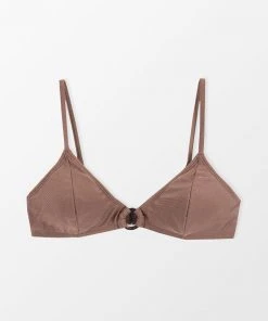 CUPSHE Golden Lurex Spliced Ring Bralette Bikini Top Swimwear BOGO 40% OFF