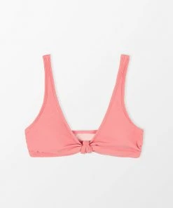 CUPSHE Wild Romance Solid Knotted Bikini Top Bikinis