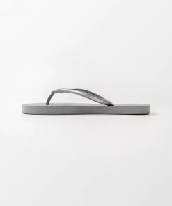 CUPSHE Accs & Clothing Slate Grey Flip Flops