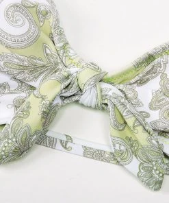 CUPSHE Hannah Paisley Halter Low Waisted Bikini