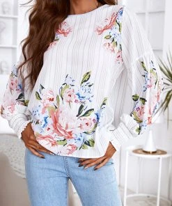 CUPSHE Britney Bubble Sleeve Smocking Frill Cover Up