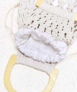 CUPSHE Accs & Clothing Beachwood Braided Satchel Bag