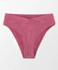 CUPSHE Carson Rib High Waisted Bikini Bottom