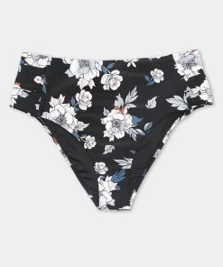 CUPSHE Swimwear BOGO 40% OFF Side Shirred Hipster Tummy Control Plus Size Bikini Bottom