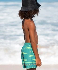 CUPSHE Swimwear BOGO 40% OFF Rainforest Boogie Boys Woven Boardshorts